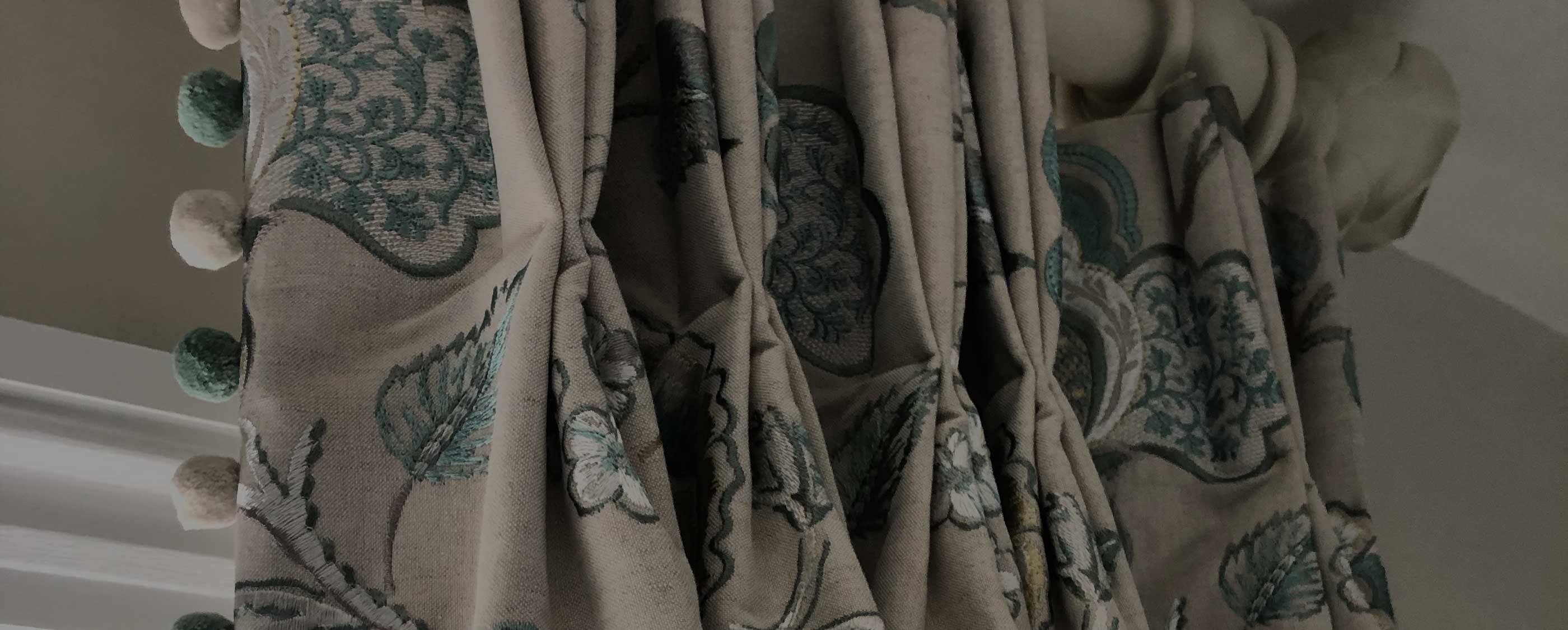 Specialist independent curtain maker providing beautiful handmade curtains, blinds, upholstery and soft furnishings